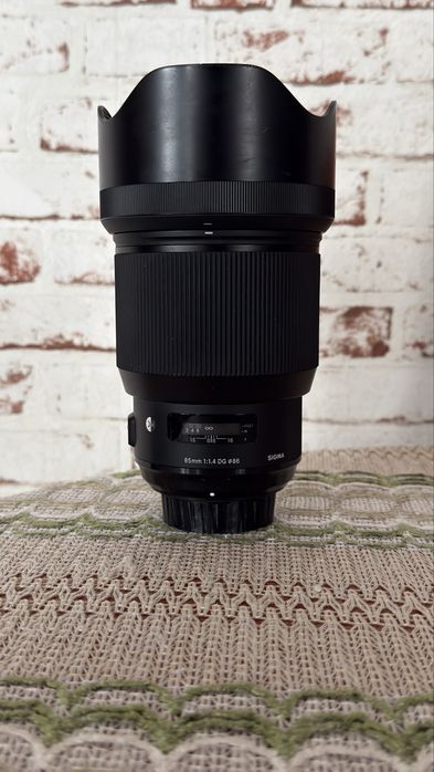 Sigma ART 85 1.4f mocowanie nikon