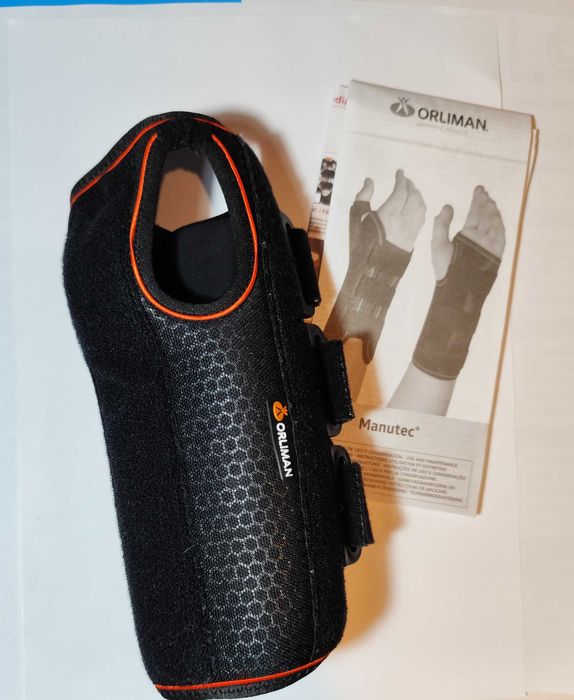 Tala semirrígida para pulso direito  com talas palmar NOVO