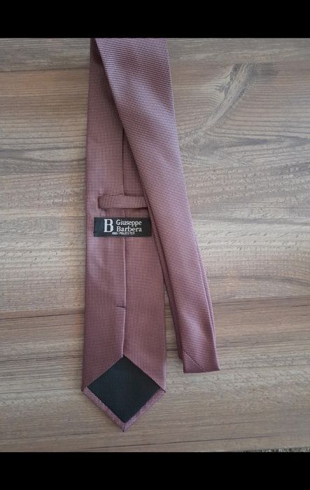 Gravata Giuseppe Barbera Rosa. Nova com etiqueta