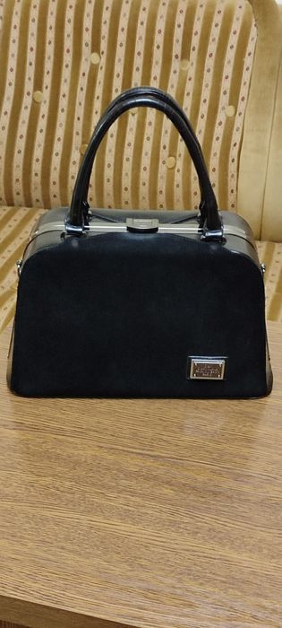 Сумка замша -шкіра