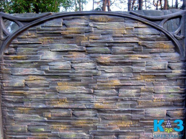 Акция! Плита бетонная заборная (некондиция): 120 грн. - Кирпич / бетон ...