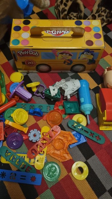 Plasticina play doh e acessorios