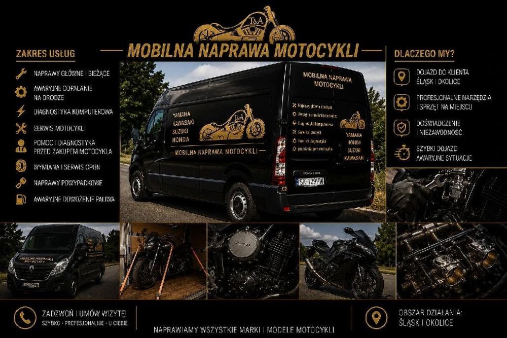 Mobilna Naprawa Motocykli i  Skuterów