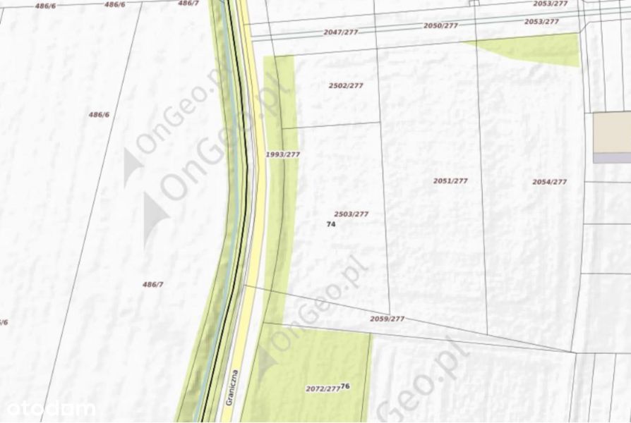 Działka inwestycyjna 6 488 m² z pozwoleniem na budowę – Przyszowice