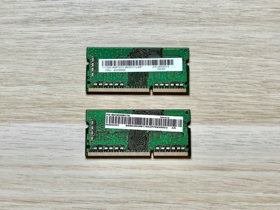RAM Samsung 4GB 2x2GB DDR3L PC3L 12800S 11 13 – sprawna, testowana