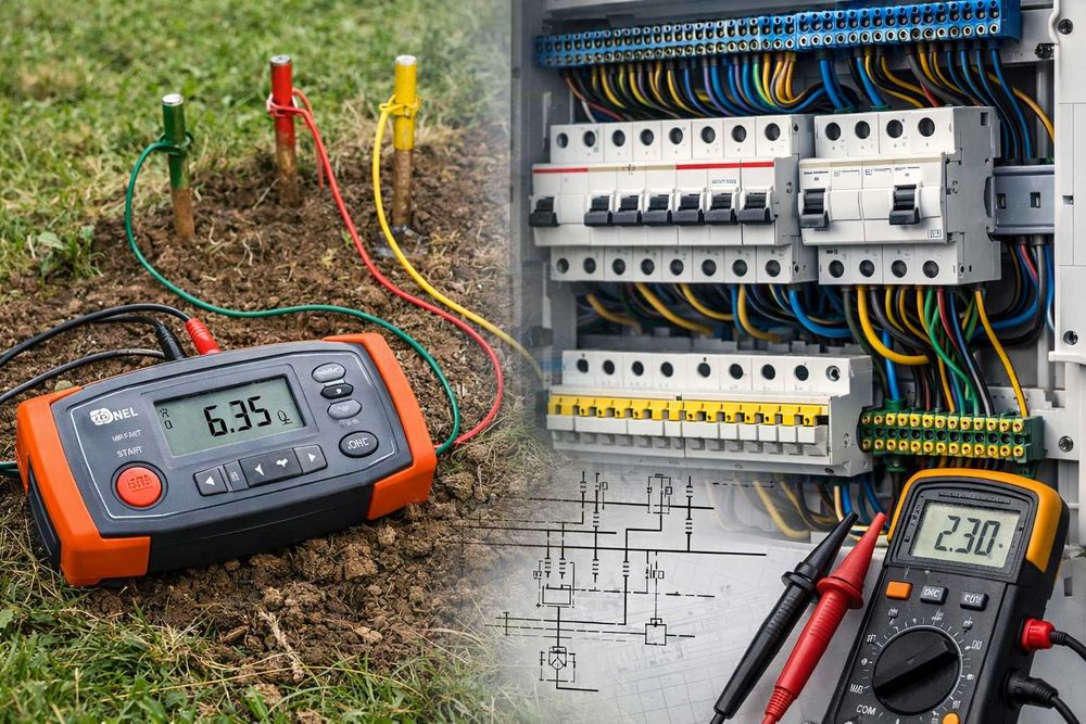 Pomiary instalacji elektrycznych / badania elektronarzędzi spawarek