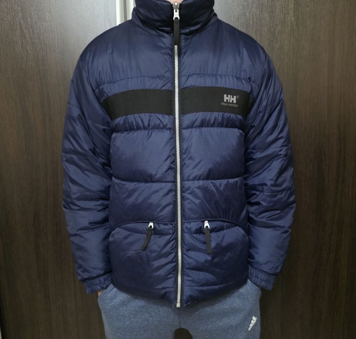 Пуховик helly hansen оригінал розмір s - m двосторонній hh  куртка