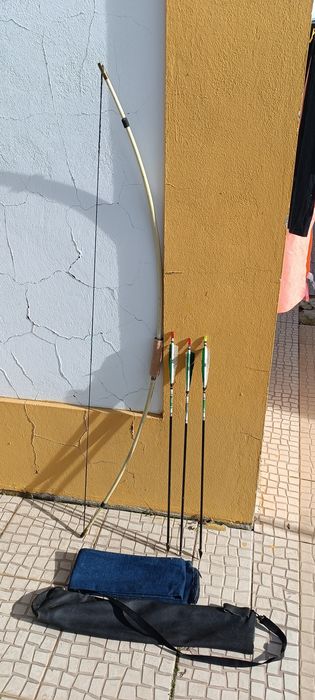 Arco tradicional tiro e caça