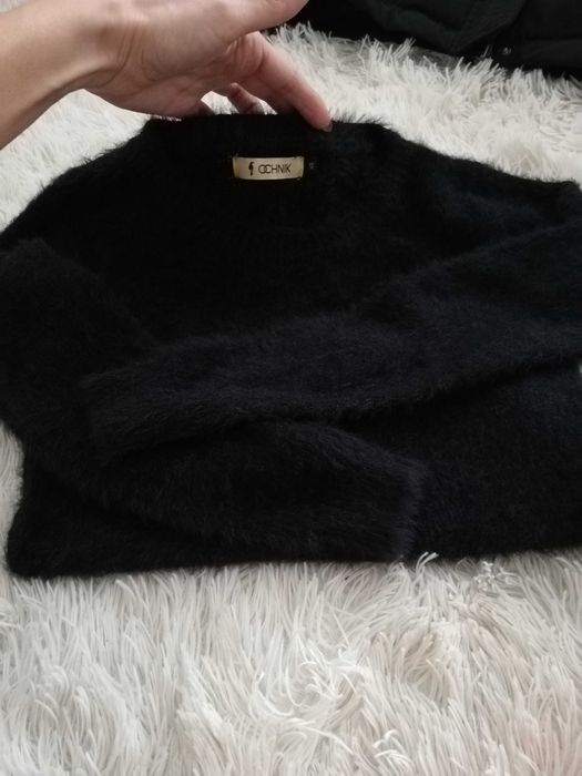 sweter OCHNIK xs s 34 36 czarny sweterek OCHNIK xs
