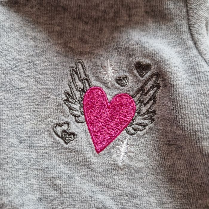 Bluza rozpinana, polar dla dziewczynki 122-128