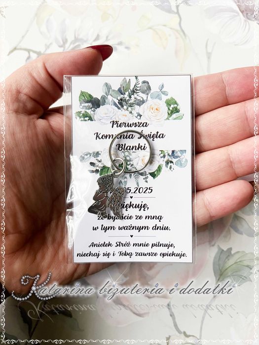 Podziękowanie dla gości Pierwsza Komunia Święta