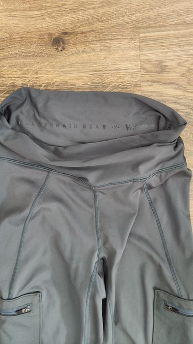 Spodnie trekkingowe legginsy wysoki stan