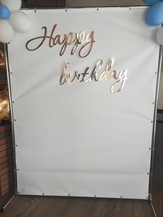 Фотозона, оренда/прокат банера і каркаса (День народ. та Гендер паті)