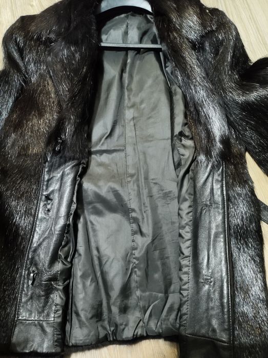 Futro damskie z nutrii, naturalne