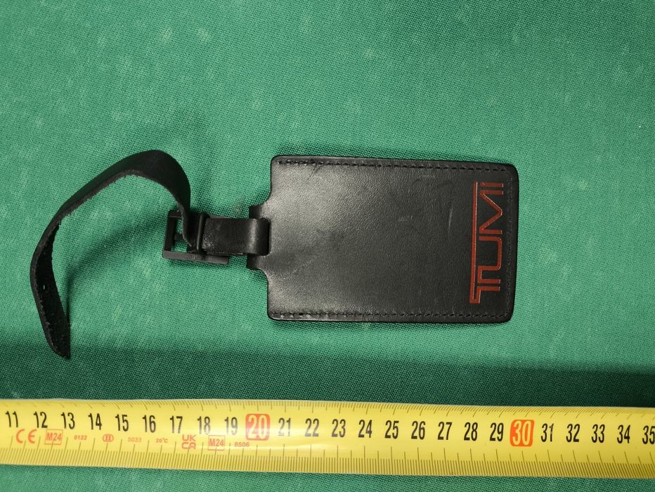 Оригинальный кожаный ярлык TUMI для багажа — стильный аксессуар, США