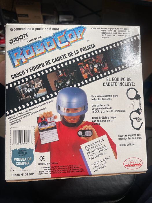 capacete de brinquedo robocop