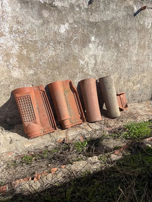 Telhas, diversos tipos