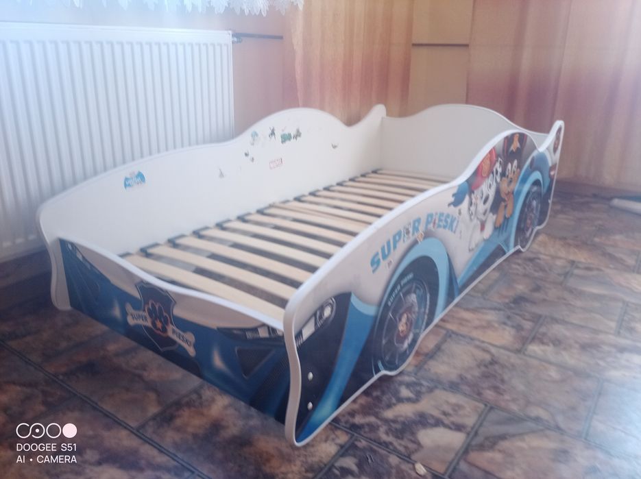 Łóżko dziecięce Psi Patrol 160x80 z materacem  - możliwy transport na Śląsku