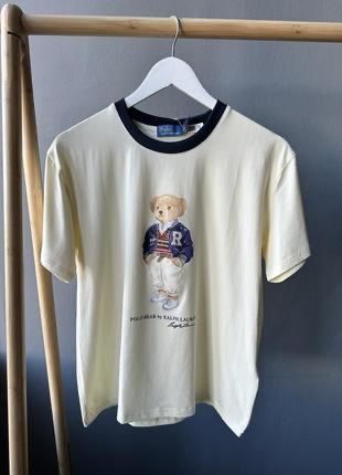 женская футболка из коллекции Polo Ralph Lauren с принтом Polo Bear