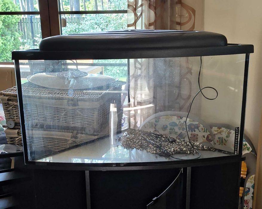 Akwarium narożne marki Wromak 80L