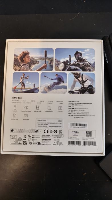 Câmera Insta 360 X4 como nova e com acessórios