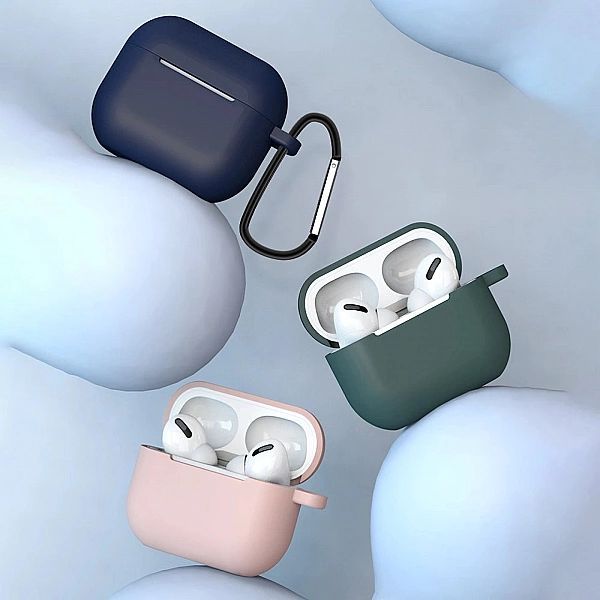 Etui do AirPods 3 silikonowy miękki pokrowiec na słuchawki + brelok ka