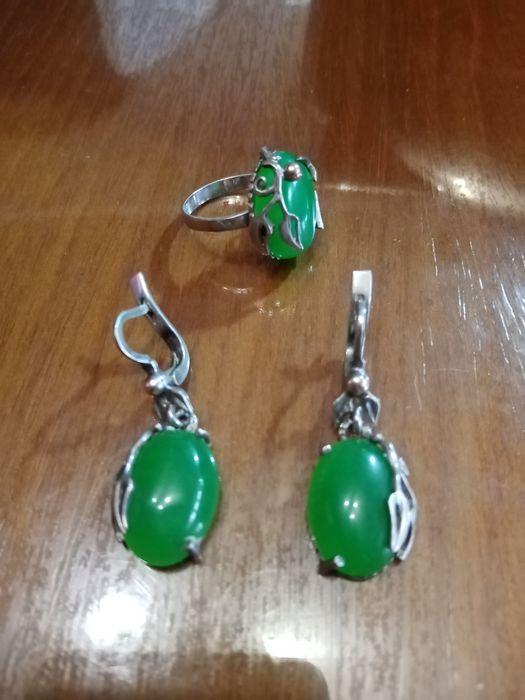 Серебряный гарнитур