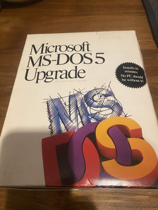 Microsoft MS-DOS 5 Upgrade nowy dyskietki 3,5”