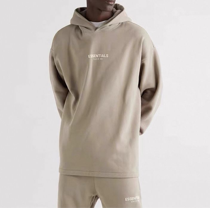 Худі Fear of God ESSENTIALS Taupe Cotton Hoodie