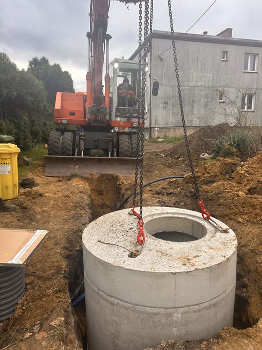 Przeciski pod drogami- rura stalowa ,przyłącza wody i Kanalizacji