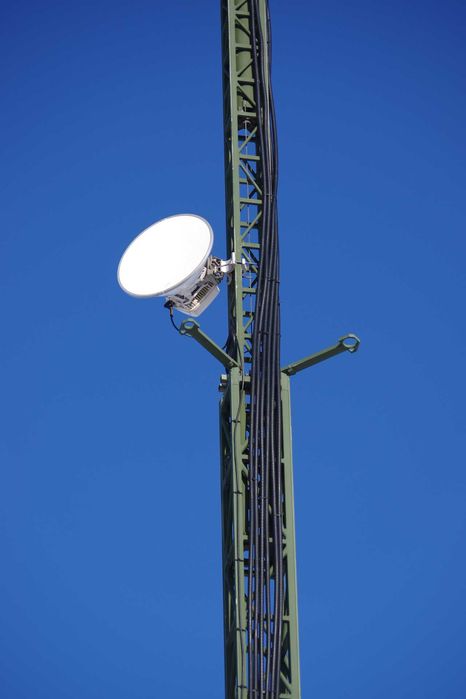 Maszt - 25m, wieża - 25m
