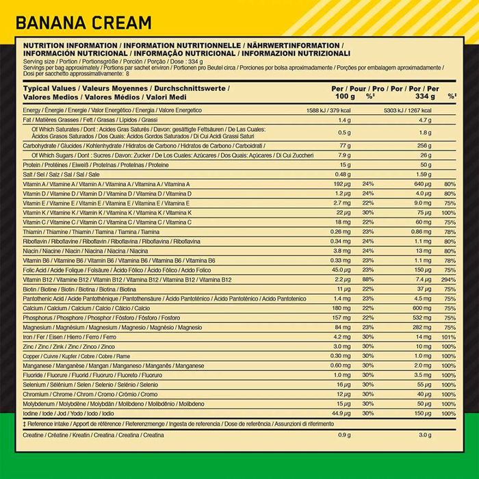 Гейнер / Optimum Nutrition Serious Mass / 5.45 kg