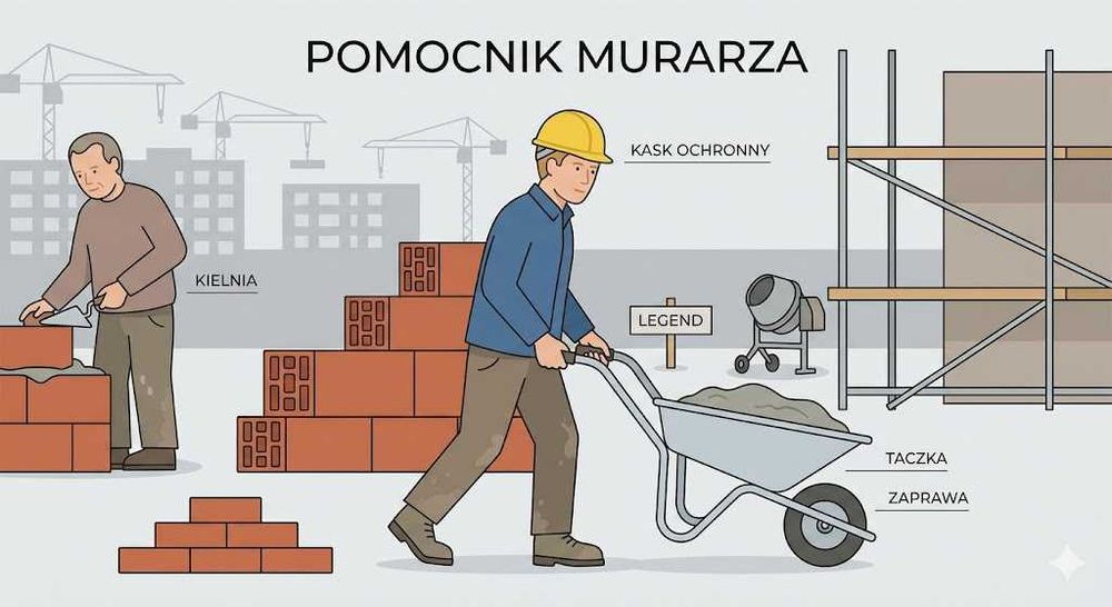 Praca Pomocnik murarza
