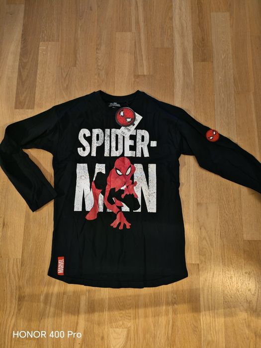 Bluzka z długim rękawem 152 cm, Spider-Man