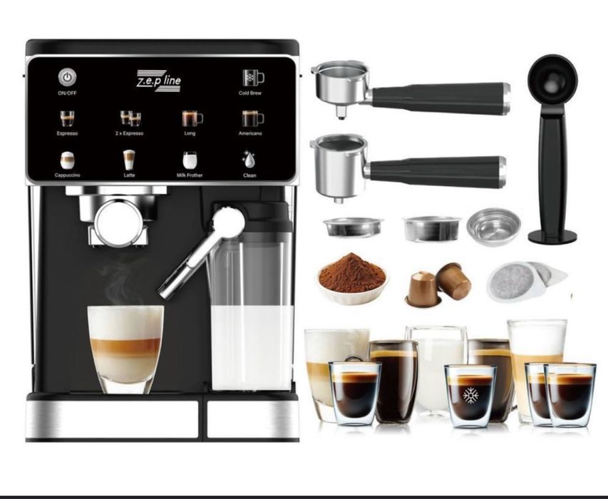 Кавомашина 3в1 3000 Вт 20Bar Zepline ZP-6806