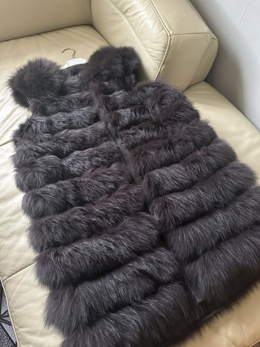 Kamizelka naturalna lis