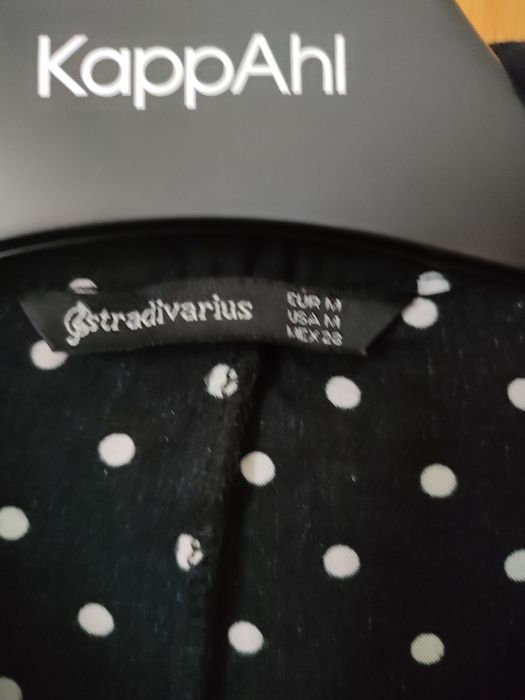 Sukienka czarna w białe grochy rozm. M