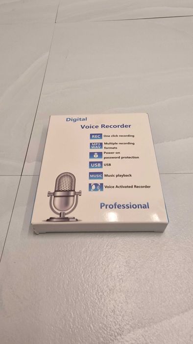 Dyktafon cyfrowy digital voice recorder mp3/wav usb z mikrofonem