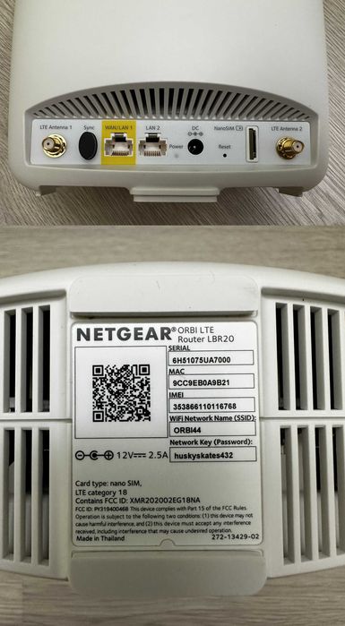 Роутер Netgear Orbi LBR20 LTE AC2200 4G\LTE Модем ідеал USA Original!