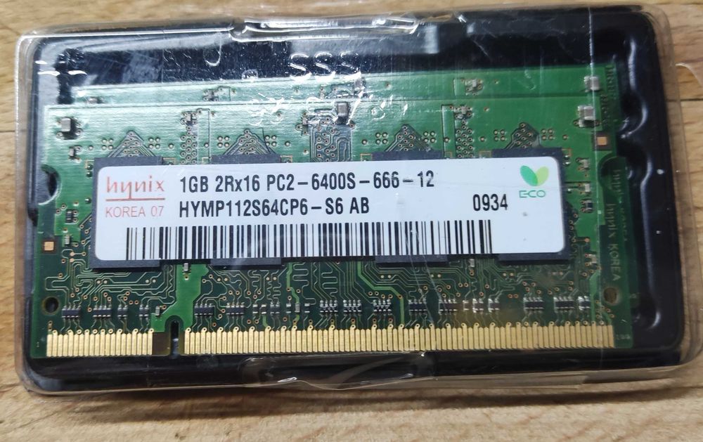 2 Memórias RAM (2GB) so-dim DDR2 1GB + 1GB - PC264297675173761121