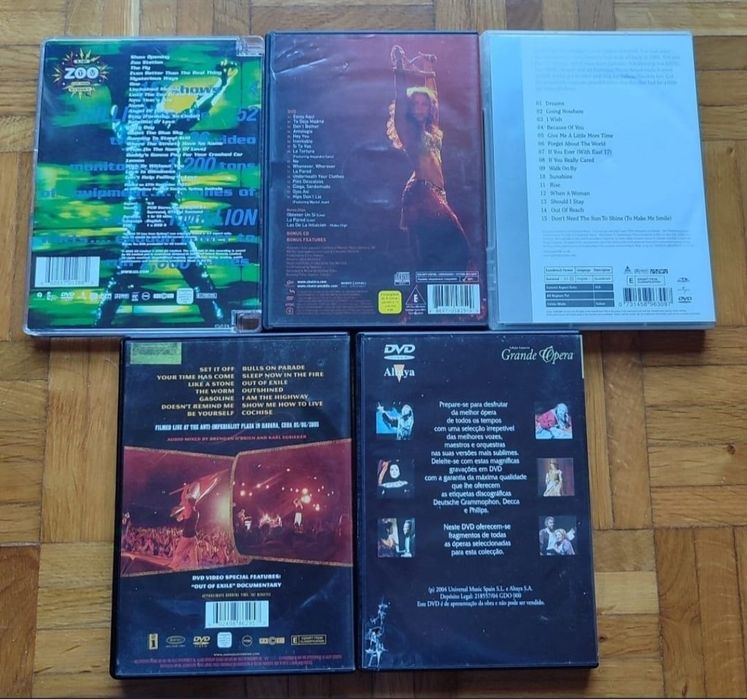 DVD'S de Música originais