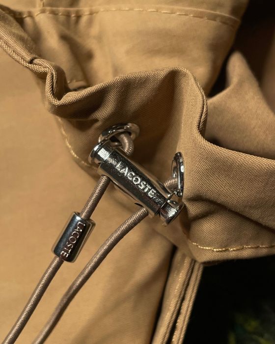 Тренч Lacoste Unisex Lightweight Canvas Coat Brown (new) | ORIGINAL