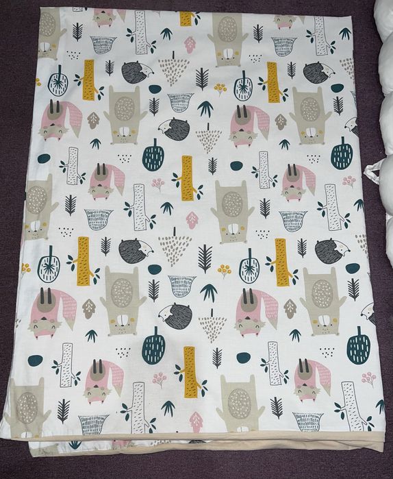 Бортики на круглую и овальную кроватку