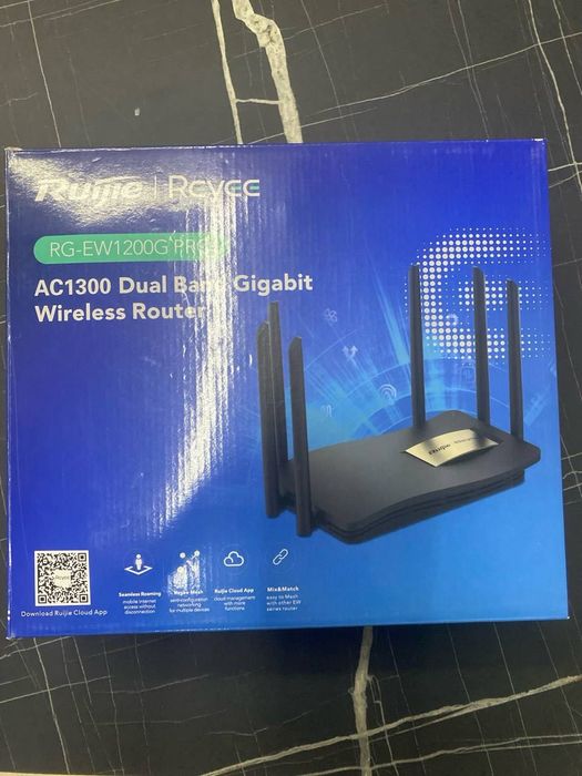 Wi-Fi роутер Ruijie Reyee RG-EW1200G Pro + ONU DAXTA