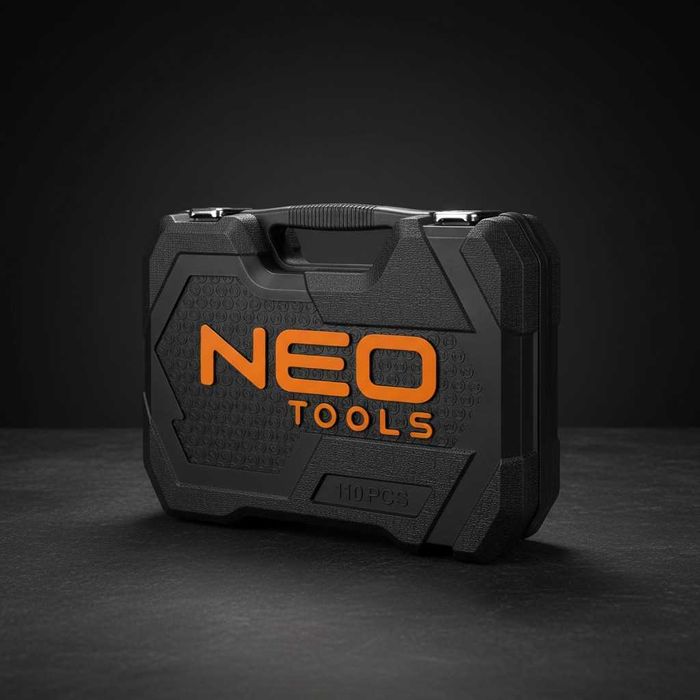 Narzędzia Klucze Nasadowe Zestaw Bardzo Jakościowy 110 El Walizka Nowe