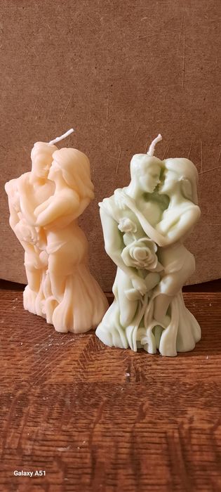 Świece ozdobne ręcznie wykonane