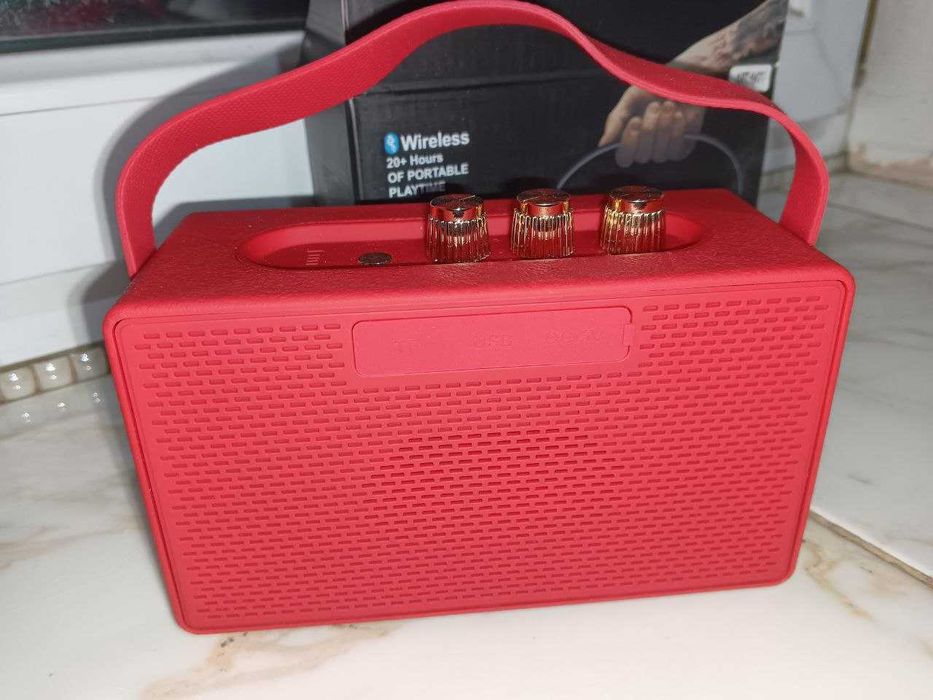 Marshall Kilburn Портативная Bluetooth колонка НОВАЯ (красная)