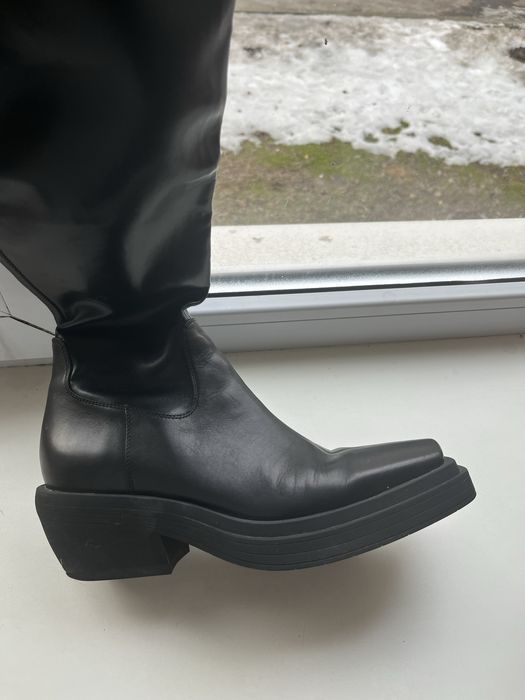 Шкіряні ботфорти Miraton 39 розмір