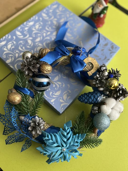 Віночок Вінок новорічний різдвяний