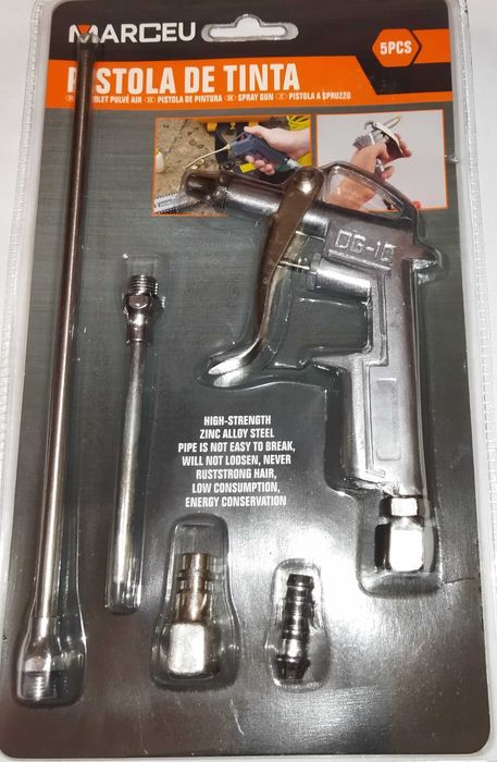 Pistola pistolas ar, lavagem e areia